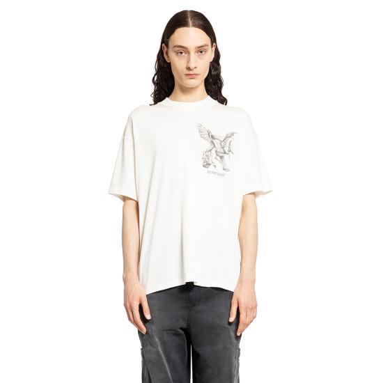 REPRESENT Short Sleeve T-Shirt for Men MLM4106672 WHITE DOM