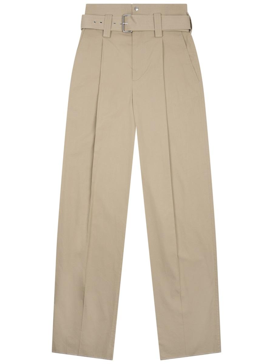 Bottega Veneta Black Cropped Pants Women’s Wool Blend