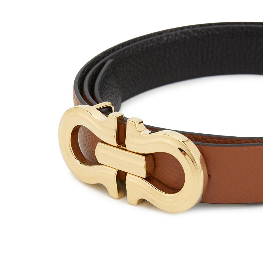 Ferragamo Gancini Reversible Women’s Leather Belt 23 0329 0775597