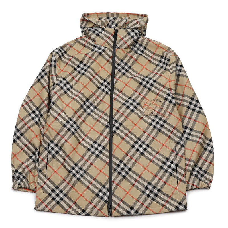 BURBERRY Signature Embroidered Patch Down Jacket