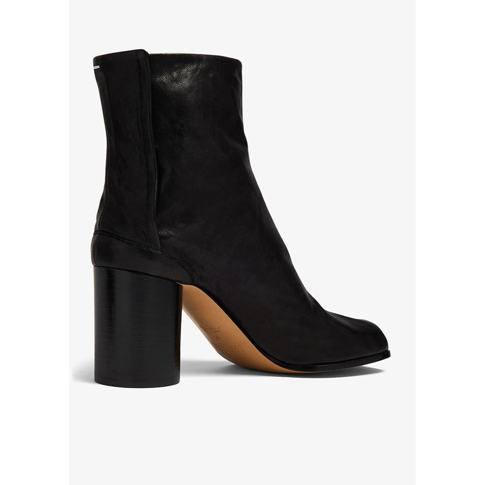 Maison Margiela Tabi Leather Ankle Boots Black Women’s