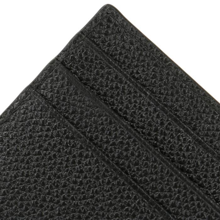 PRADA Vitello Leather Card Holder Black Wallet