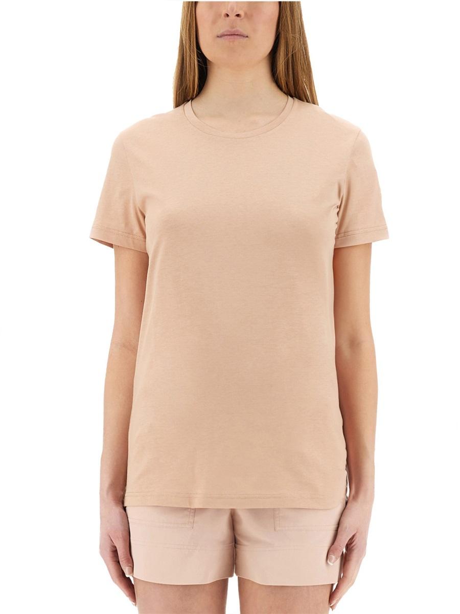Moncler Short Sleeve Cotton T-Shirt Women’s White
