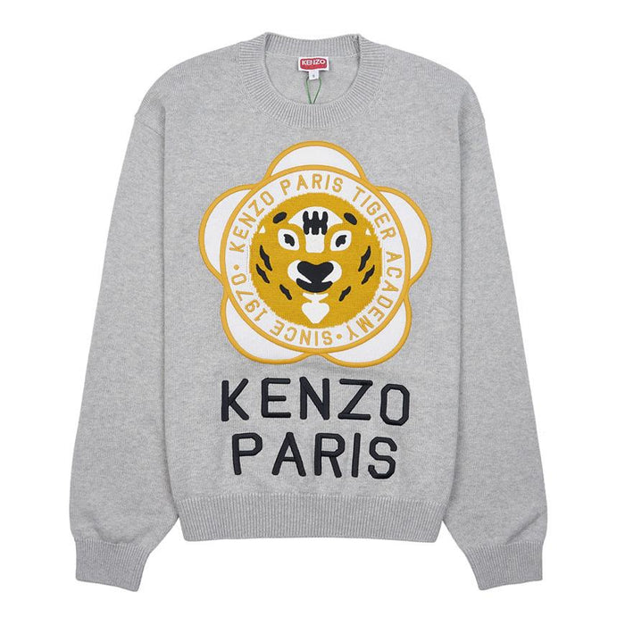 KENZO Tiger Academy Crewneck Knit Sweater for Men