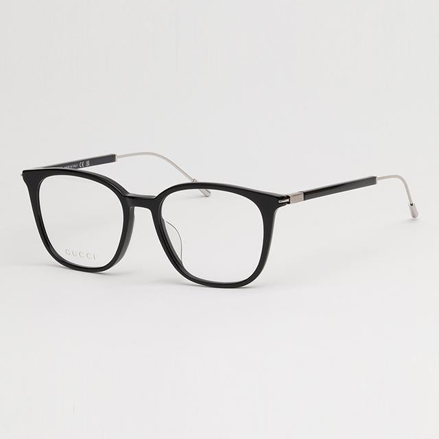 GUCCI Unisex Asian Fit Acetate Rectangular Eyeglass Frame