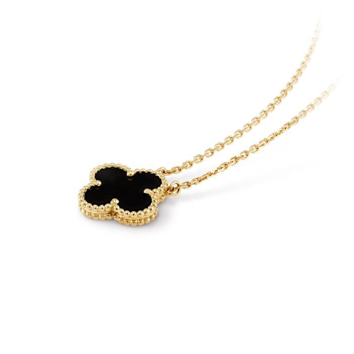 Van Cleef & Arpels Vintage Alhambra Pendant Necklace Gold