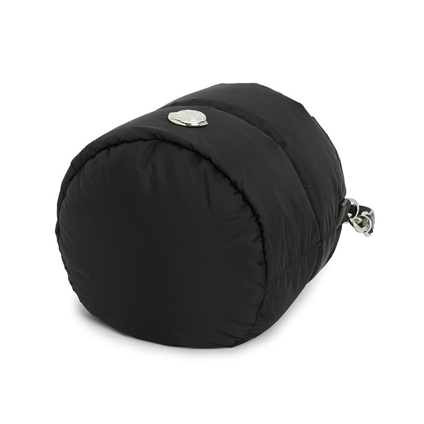 Moncler Karakorum Padded Nylon Bucket Shoulder Bag Black Women