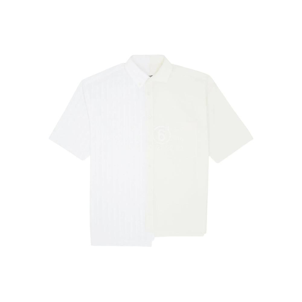 Maison Margiela White Cotton Long Sleeve Shirt