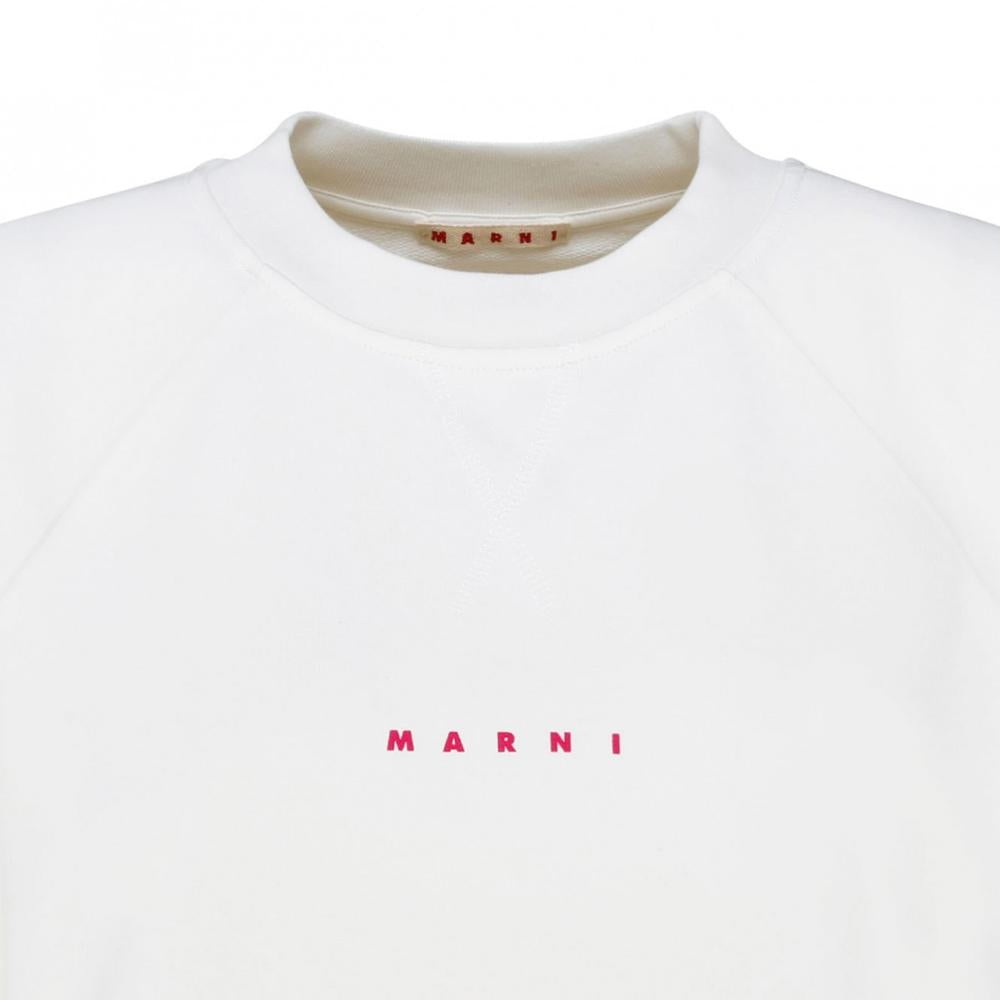 Marni Kids Women’s White Sweatshirt M01408 M00V0 0M100