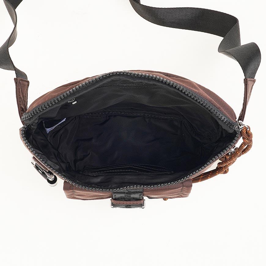A.P.C. Men’s Trek Belt Bag Crossbody Black Nylon PAAGS H62219 CAA