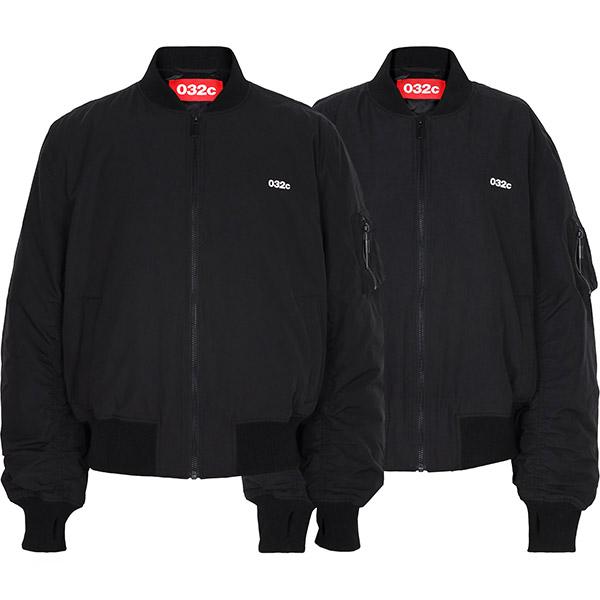 032c Black Guest List Classic Bomber Jacket URW 1910 000