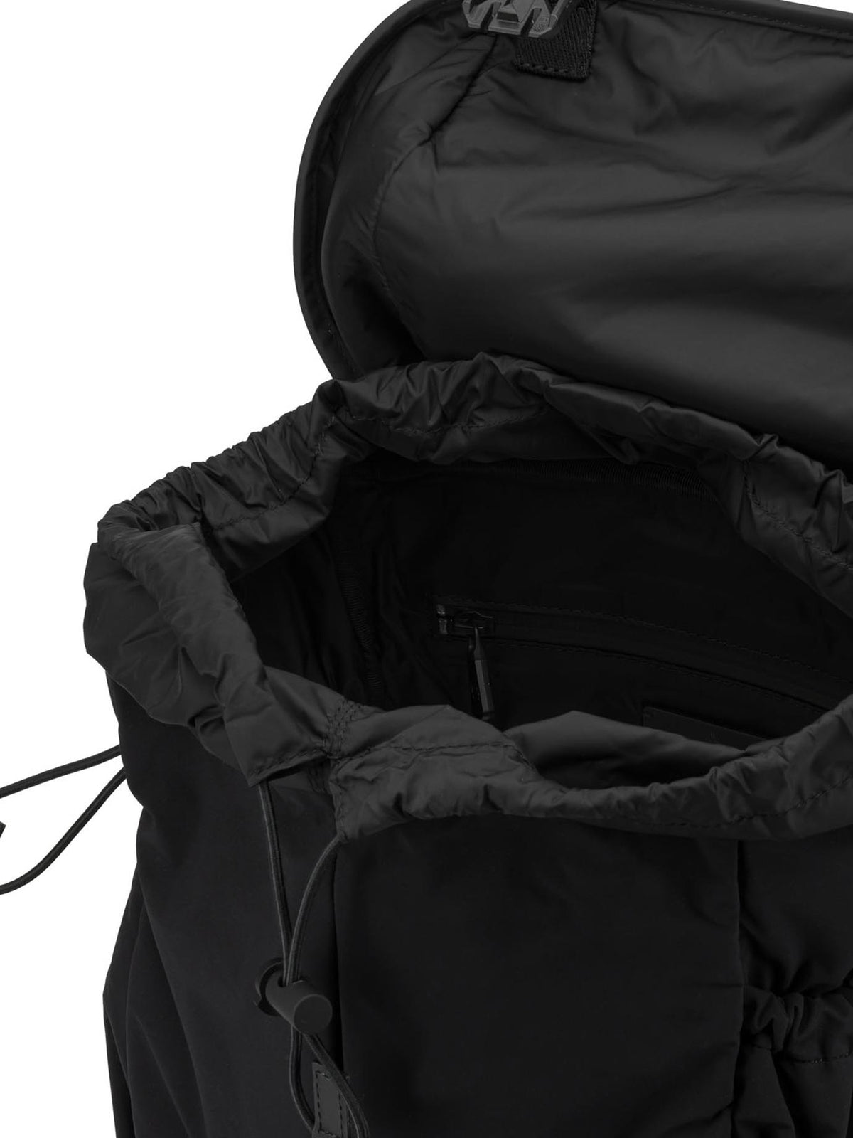 Moncler Black Nylon Backpack for Men