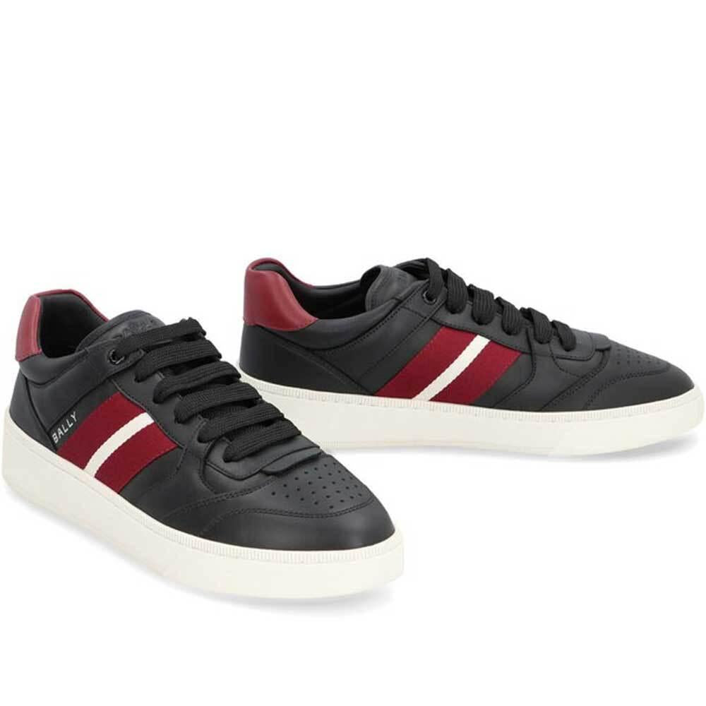 BALLY REBBY Leather Low-Top Sneakers for Men