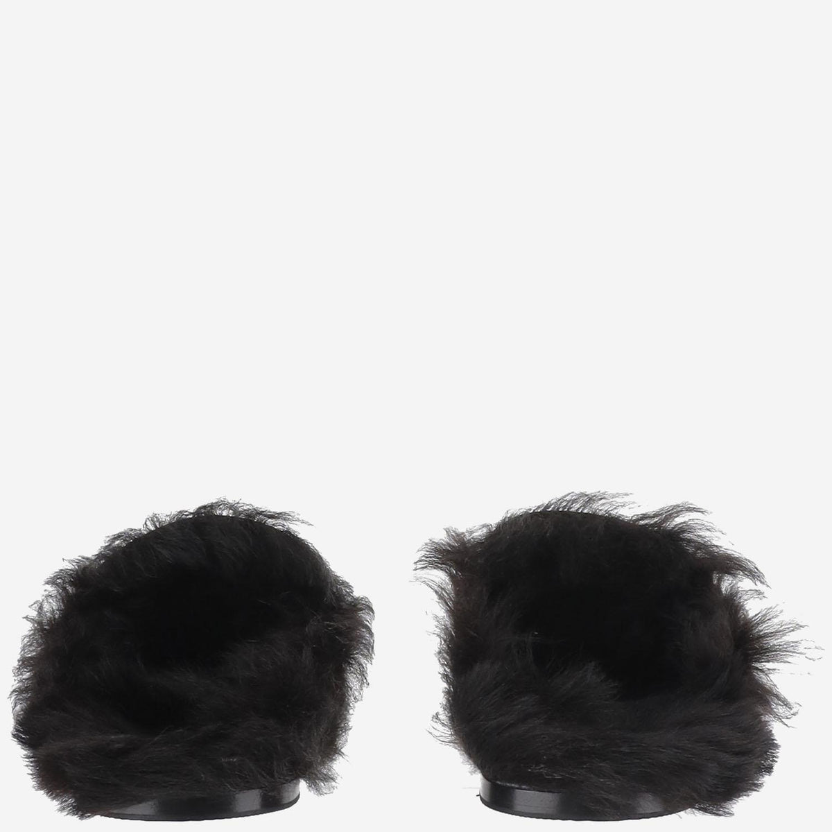 GUCCI Black Leather Slide Slippers for Men