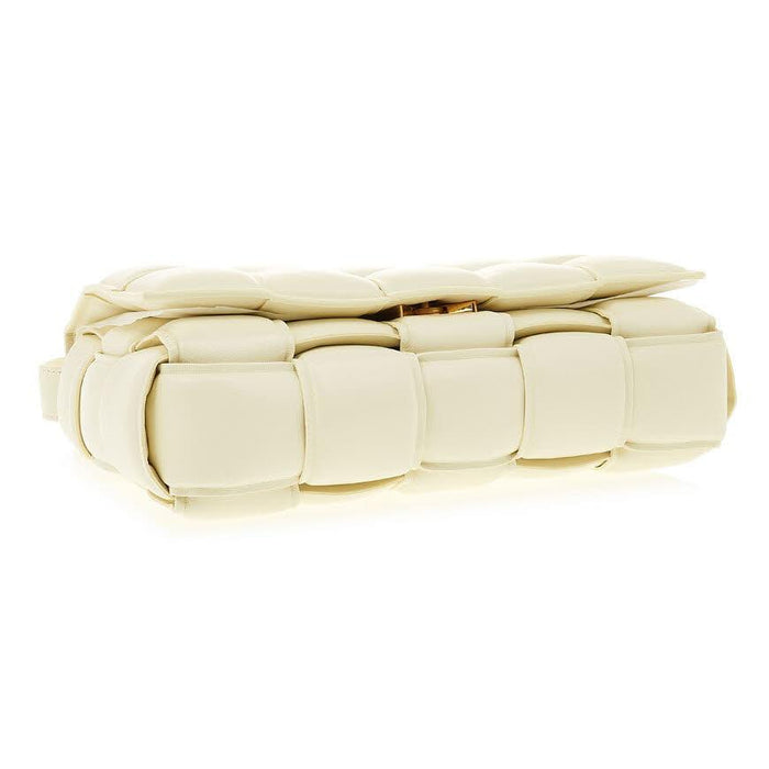Bottega Veneta Padded Cassette Shoulder Bag Yellow Leather