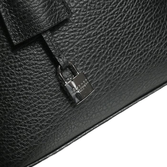 Maison Margiela 5AC Classic Mini Black Leather Shoulder Tote Bag