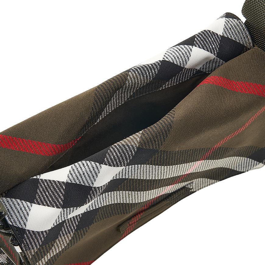 BURBERRY Check Trench Crossbody Bag for Men