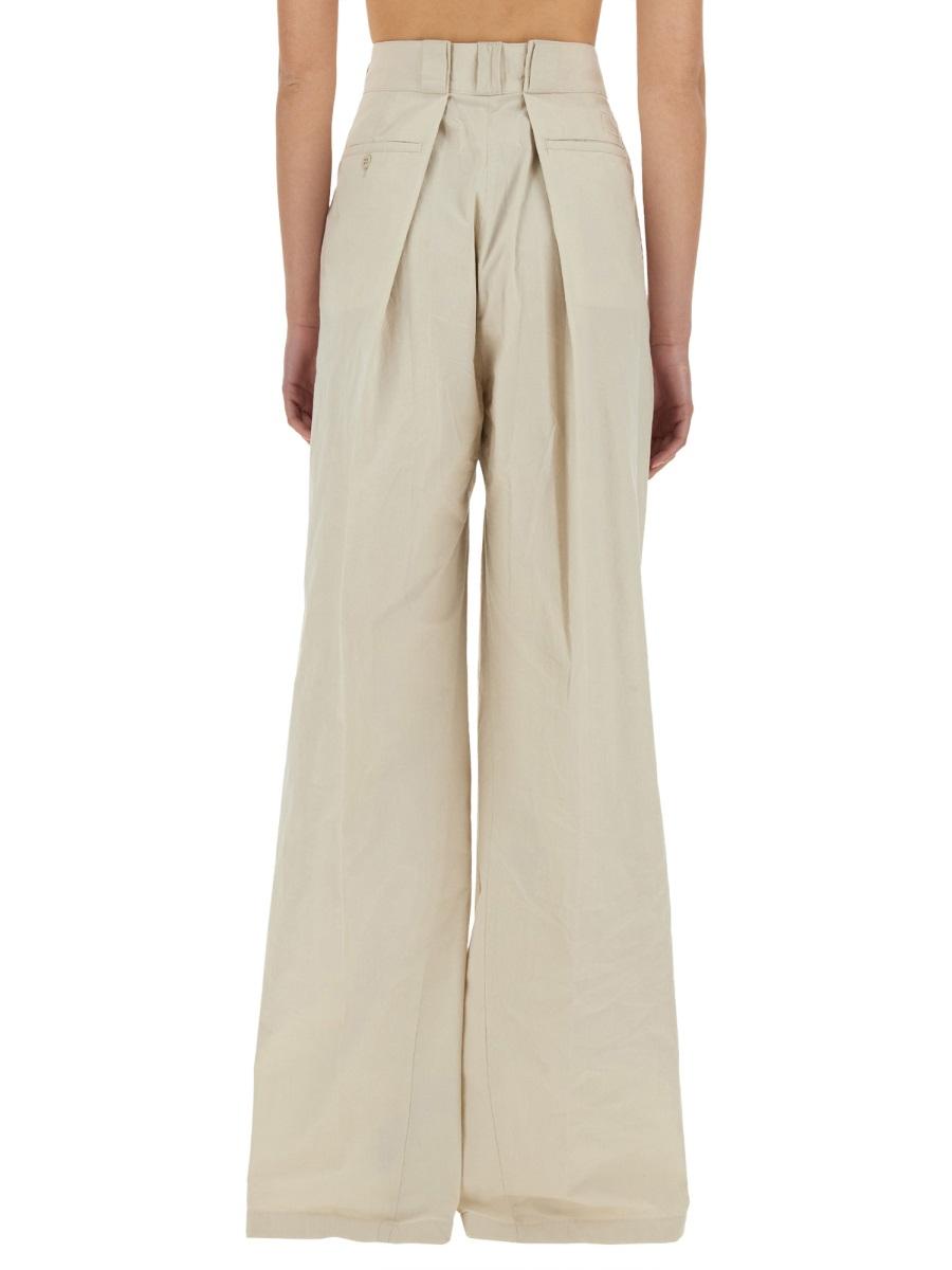 Maison Margiela Black Cropped Trousers for Women