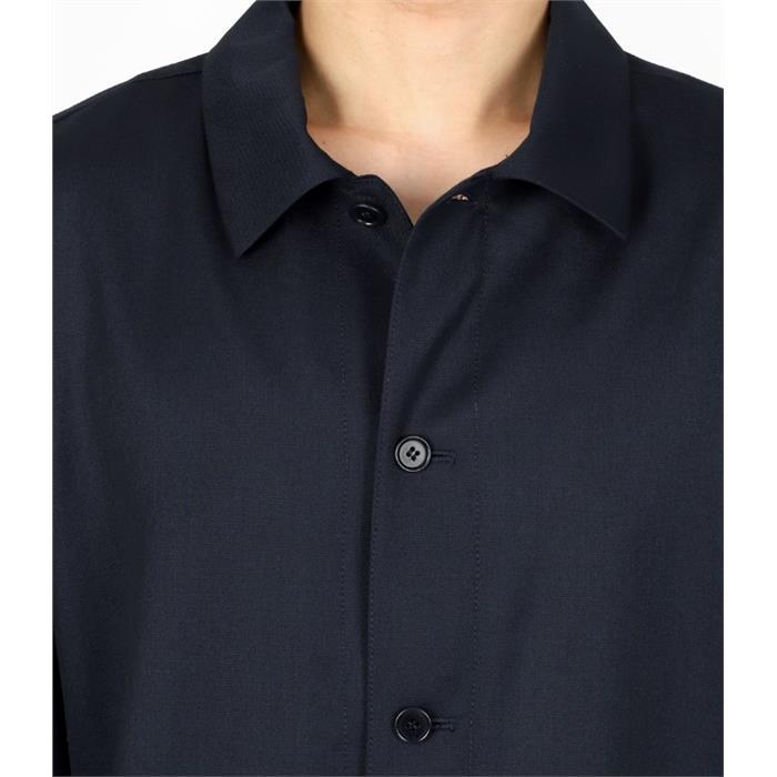A.P.C. Kerlouan Jacket Men’s Cotton Blend Zip-Up Black WOAPO H03053
