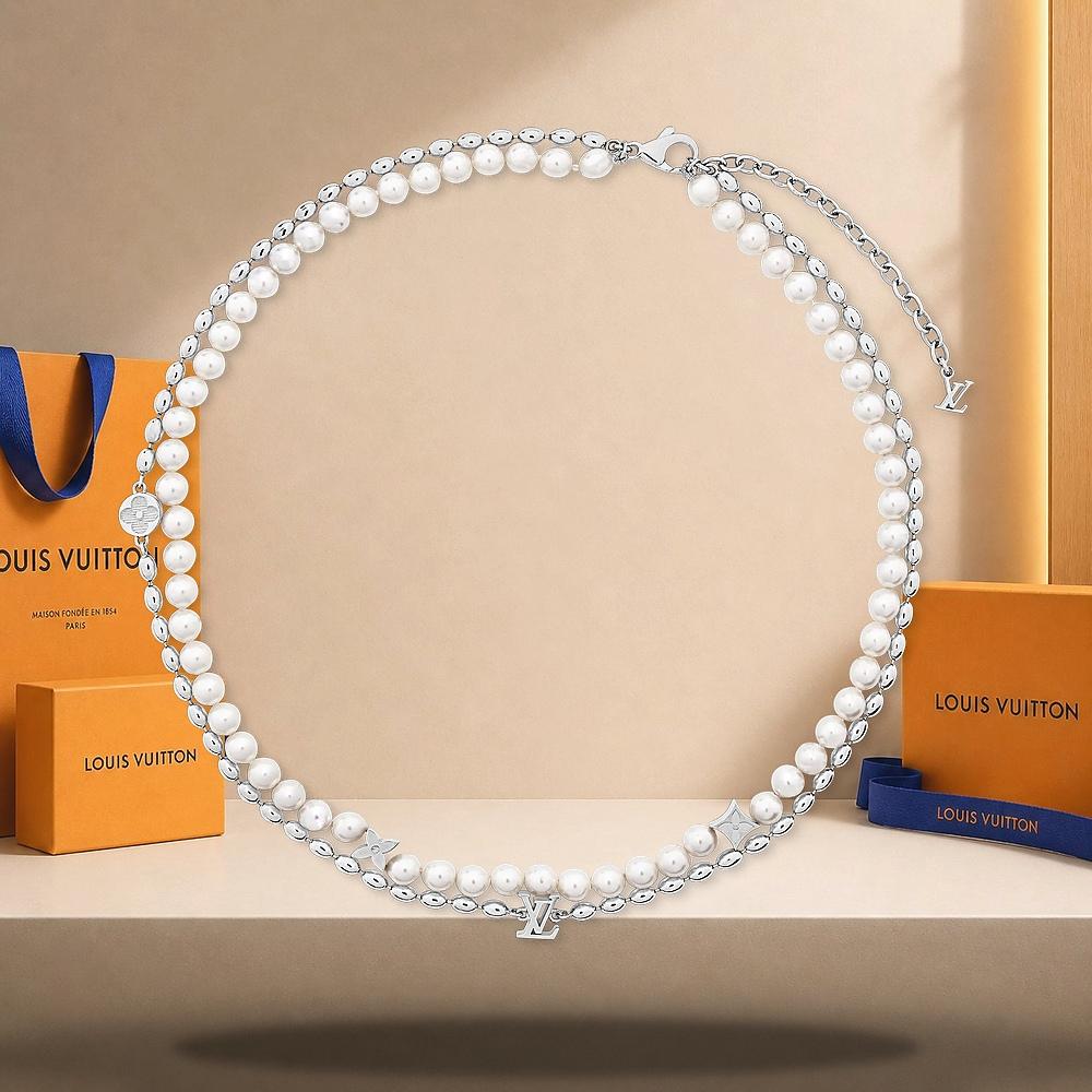 Louis Vuitton Pearls Fusion 50cm Necklace M01781