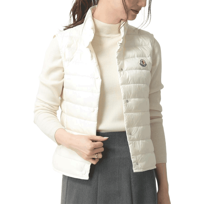 Moncler Rian Logo Patch Puffer Vest for Women 1A10200 53048 034