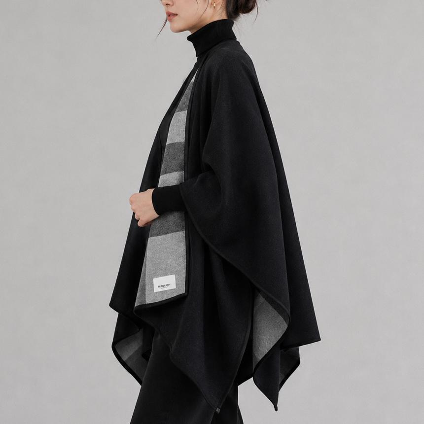 BURBERRY Women's Reversible Poncho Cape 40294061 40294041 40294051