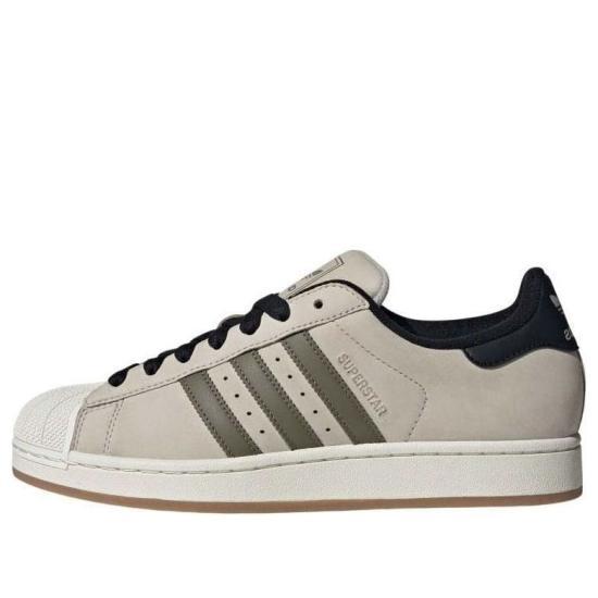 Adidas White Leather Low-Top Sneakers for Men
