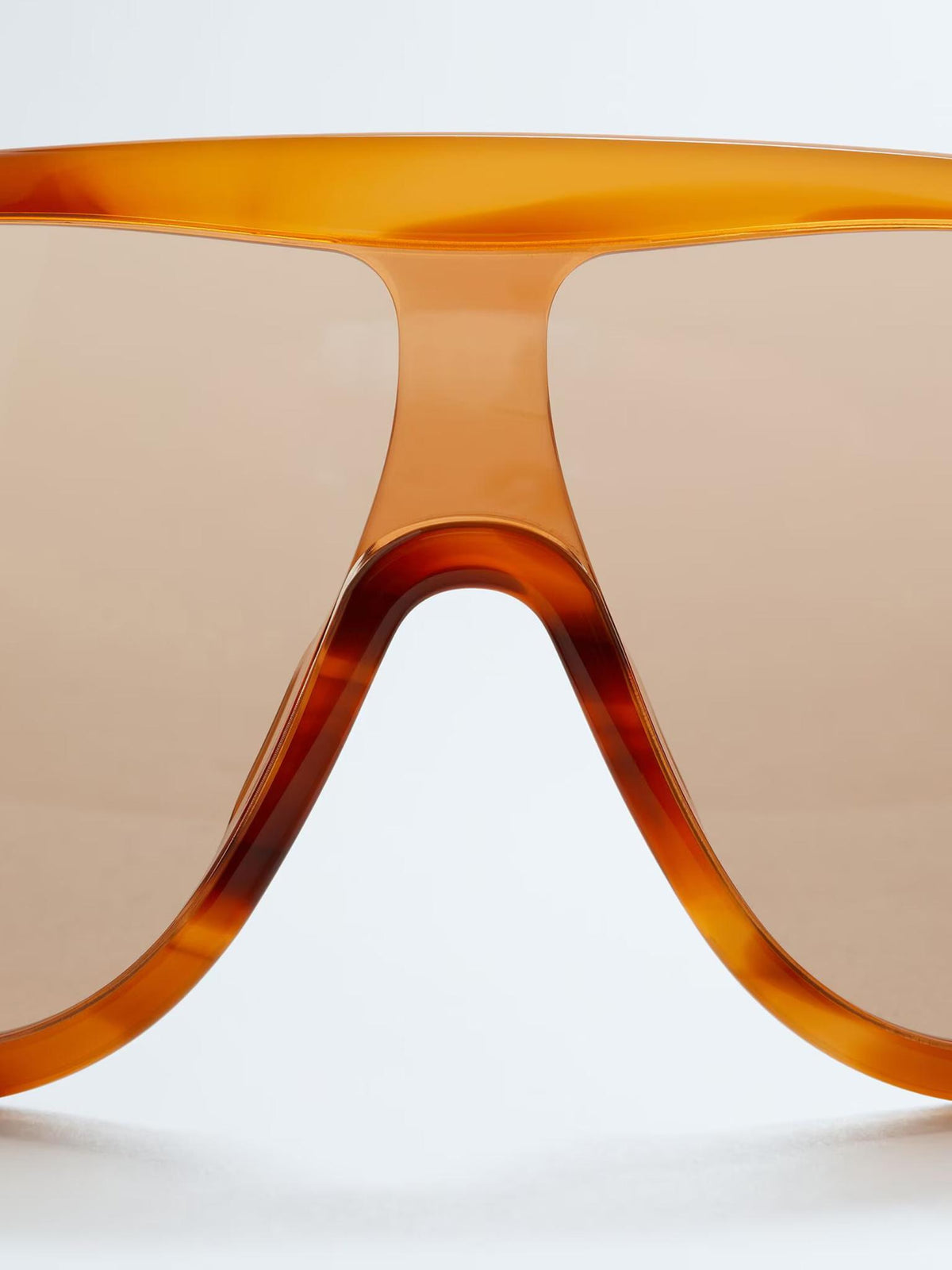 Bottega Veneta Black Acetate Rectangle Sunglasses