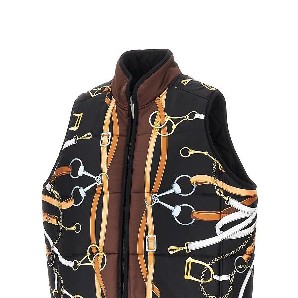 GUCCI Black Wool Blend Sleeveless Vest