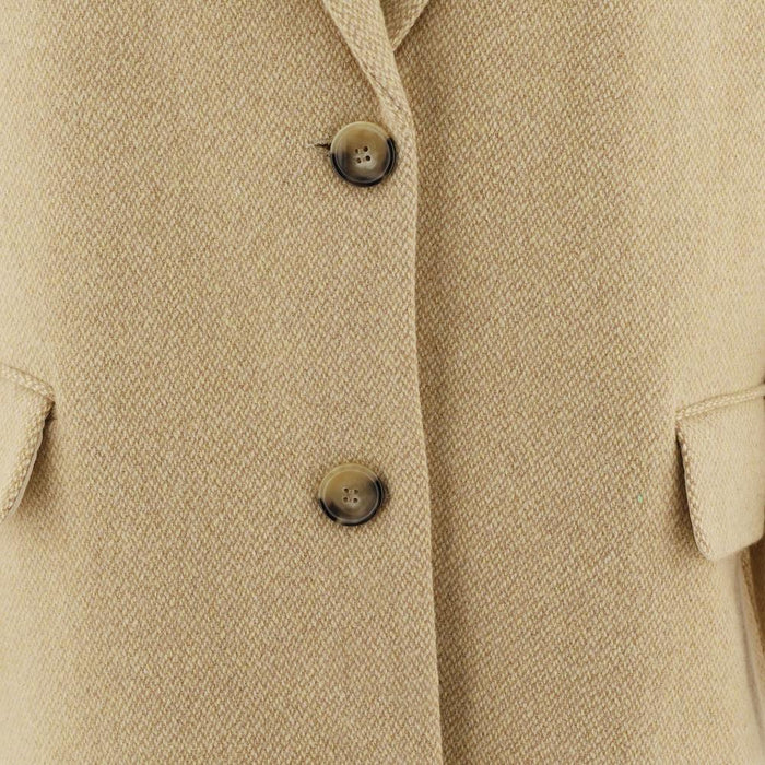 Isabel Marant LIMIZA Wool Coat 24FW Brown Women’s