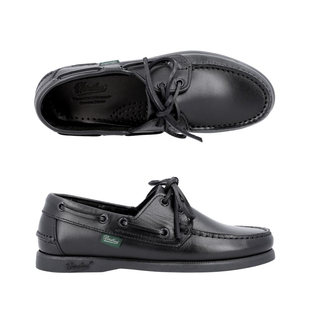 PARABOOT Noir Leather Bass Loafers Women’s