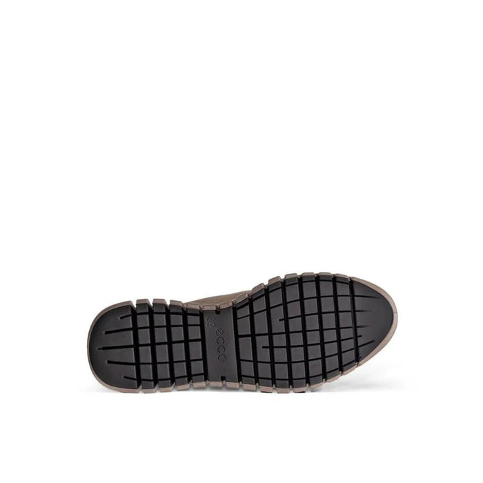 ecco Groove Women’s Leather Low-Top Sneakers Gray