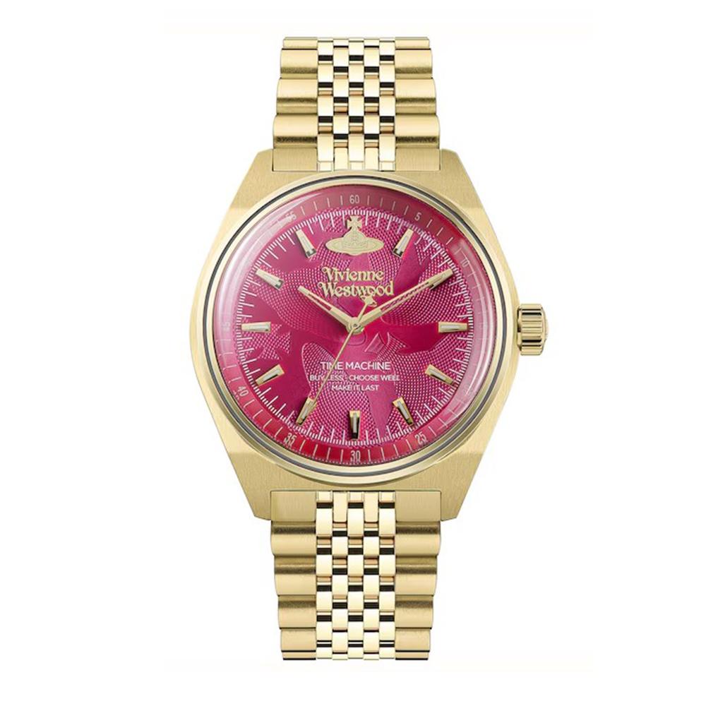 Vivienne Westwood Pink Gold Metal Sidnham 39mm Women’s Watch VV251RRGD