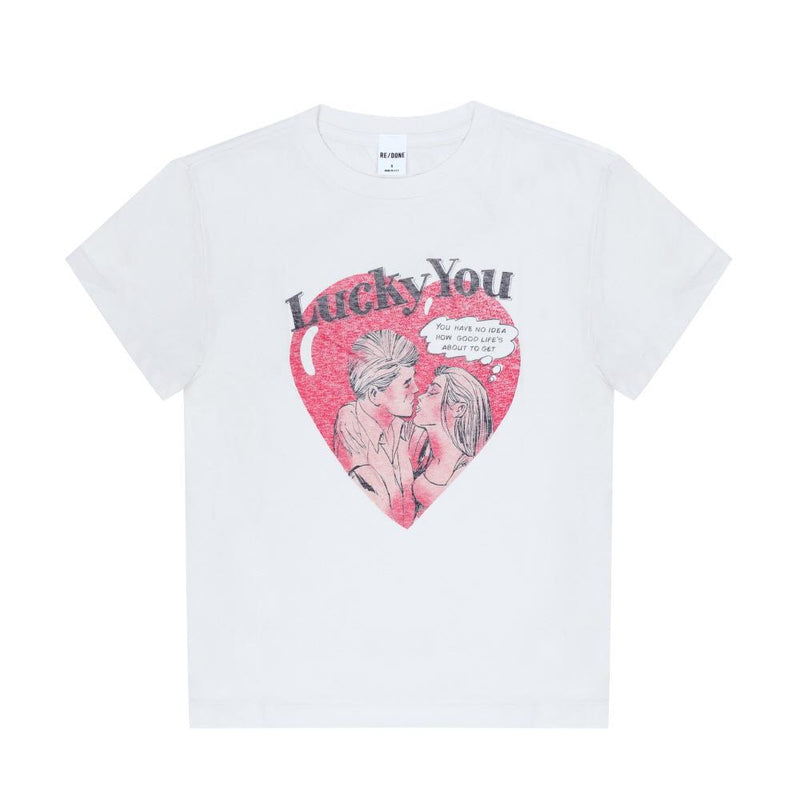 RE/DONE Classic Lucky You Short Sleeve Women’s T-Shirt 024 02WCGT269