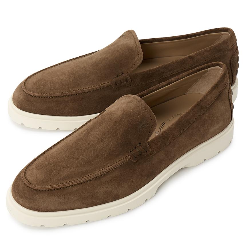 Tods Leather Penny Loafers Mens Navy XXM59 K00040