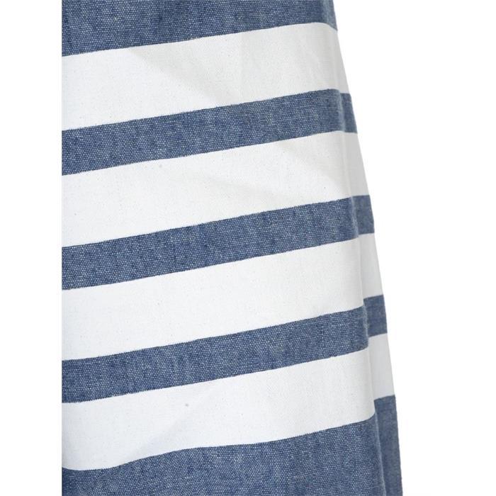 THOM BROWNE Stripe Chambray Long Sleeve Shirt