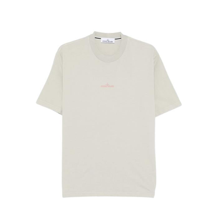 STONE ISLAND Organic Cotton Carlo Print Regular Fit T-Shirt