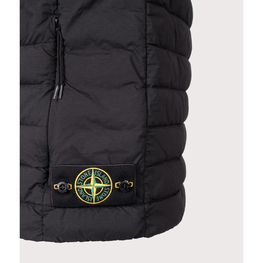 STONE ISLAND Seamless Tunnel Nylon Men’s Puffer Vest Black