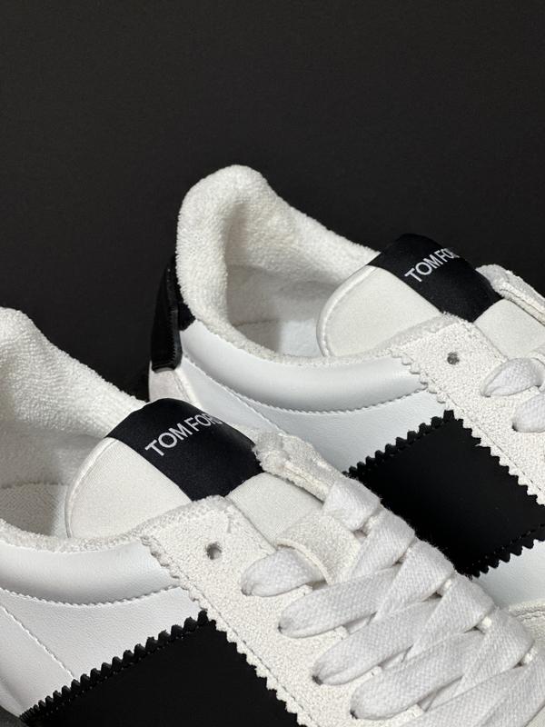 TOM FORD James Low-Top Sneakers White Black Men’s