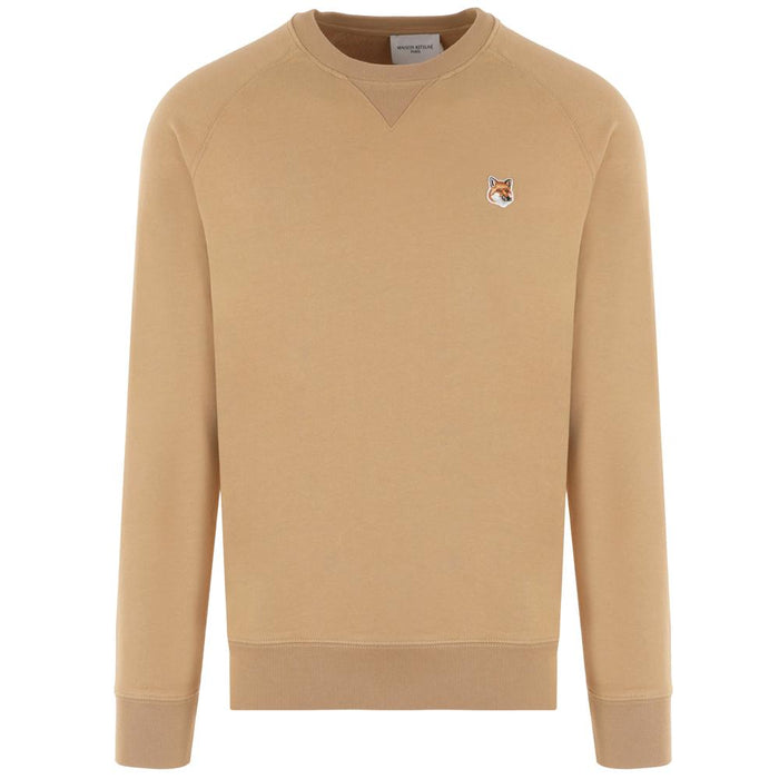Maison Kitsune Beige Fox Logo Sweatshirt AM00303KM0001 P220