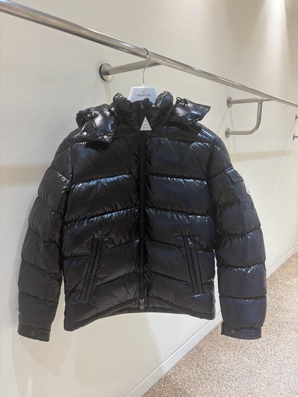Moncler Maya Hooded Down Jacket Black Men’s