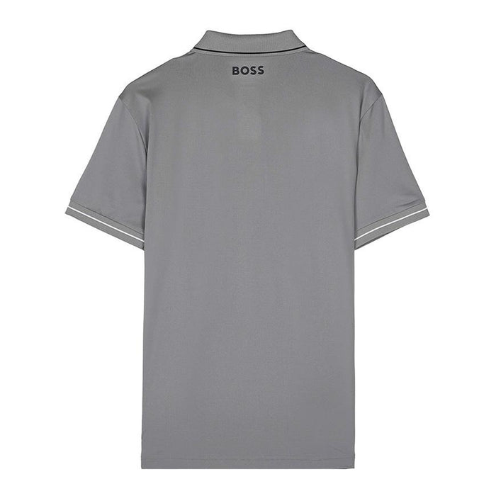 HUGO BOSS Men’s Slim Fit Polo T-Shirt Gray Cotton 505062 03