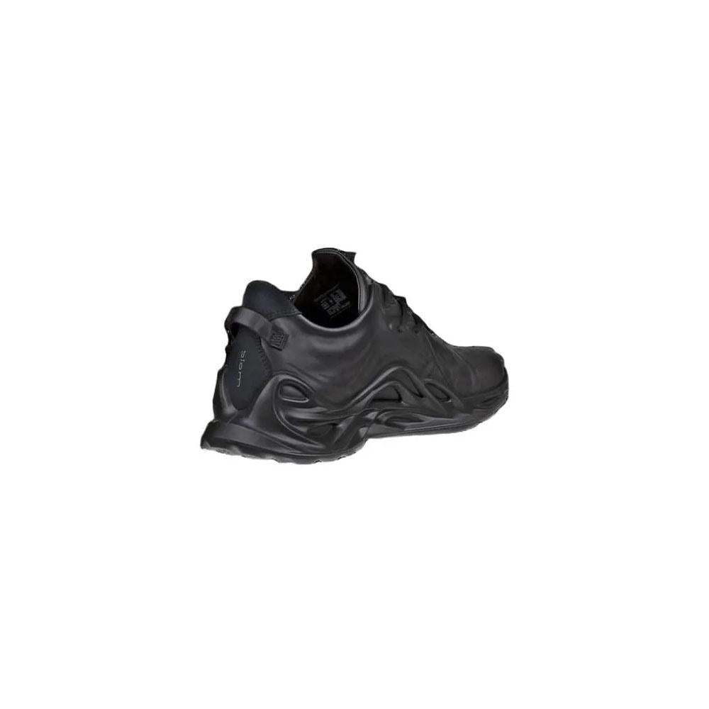 ecco Biom Infinity Black Leather Low-Top Sneakers for Men