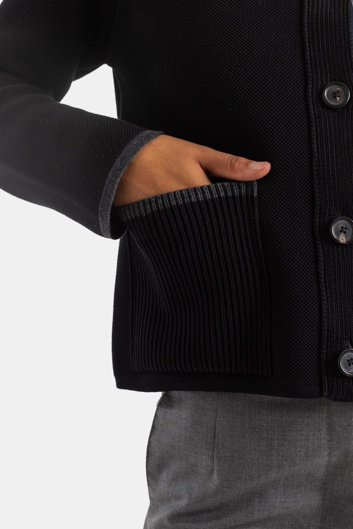 THOM BROWNE Wool Blend Tailored Jacket for Women