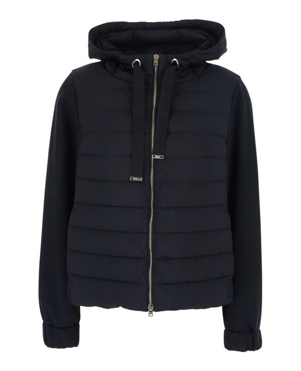 Herno Hybrid Jersey Hooded Padded Jacket for Women