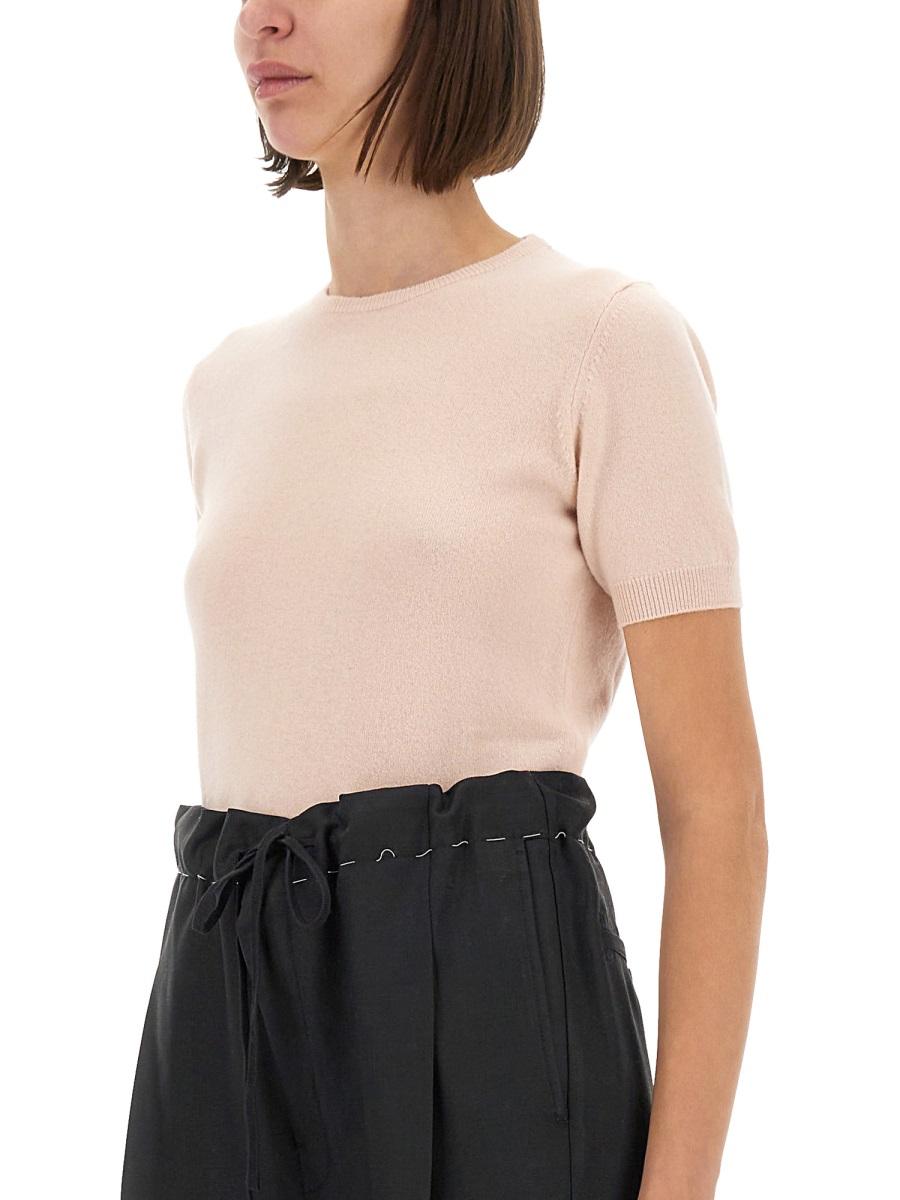 Maison Margiela Black Cotton Short Sleeve T-Shirt