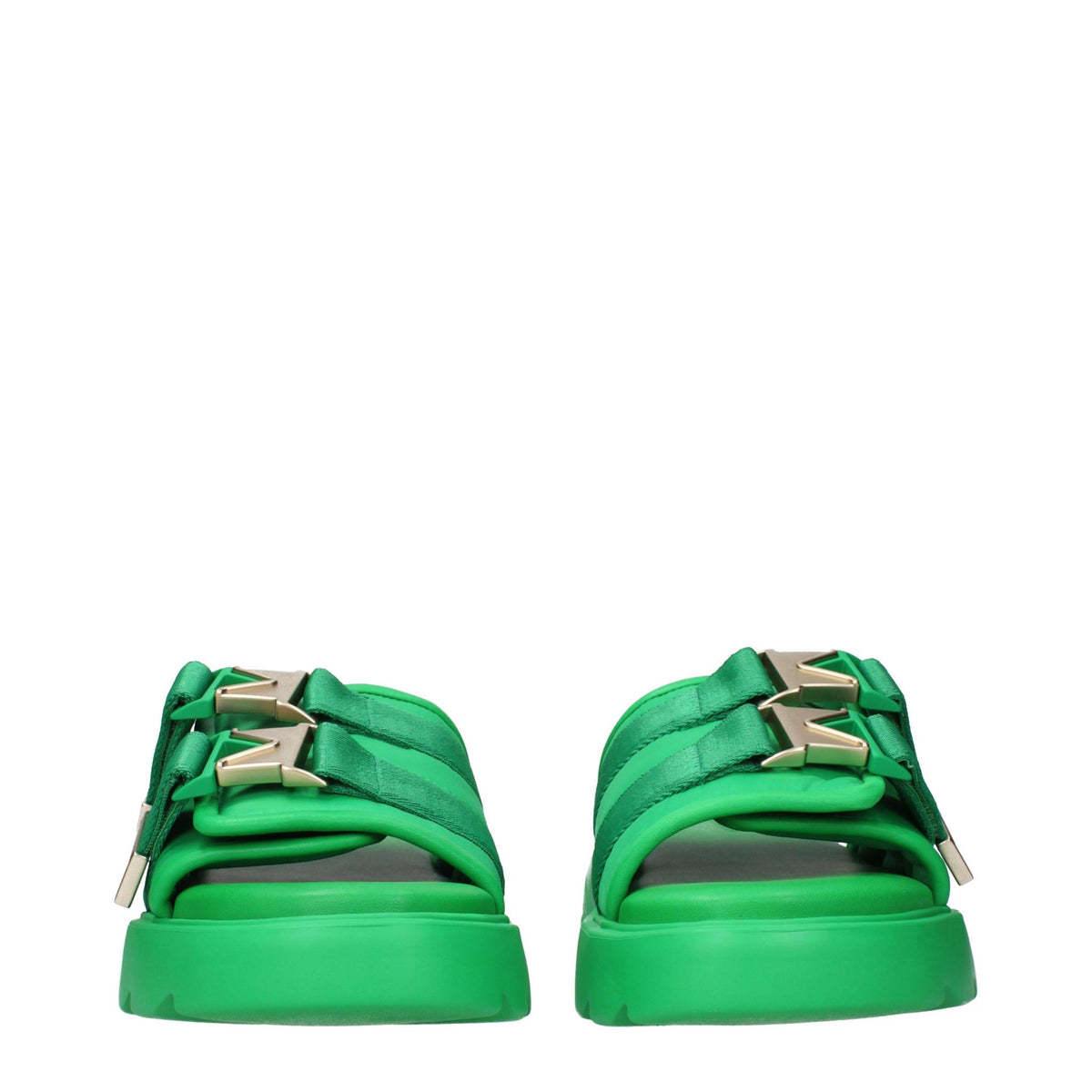 Bottega Veneta Black Leather Sandals