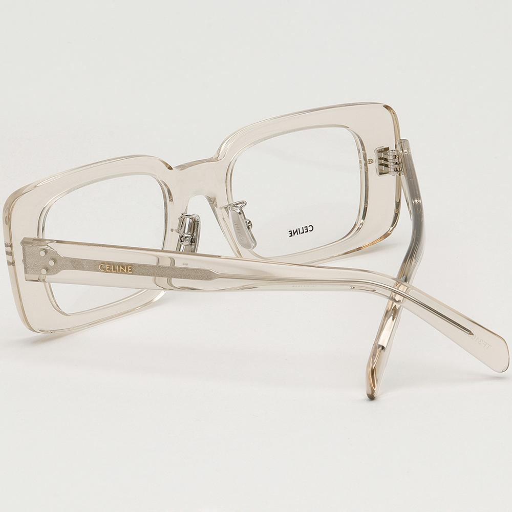 CELINE Rectangular Acetate Eyeglass Frames Unisex Asian Fit CL50163F 045