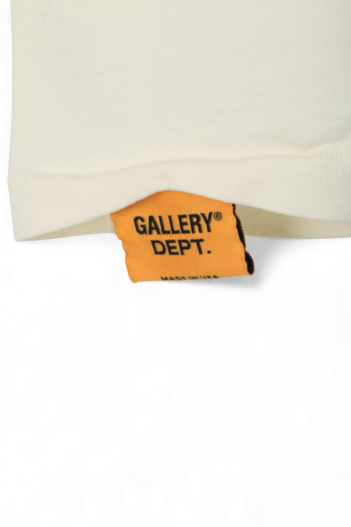GALLERY DEPT. Light Archival White Biker Dog Graphic T-Shirt Unisex