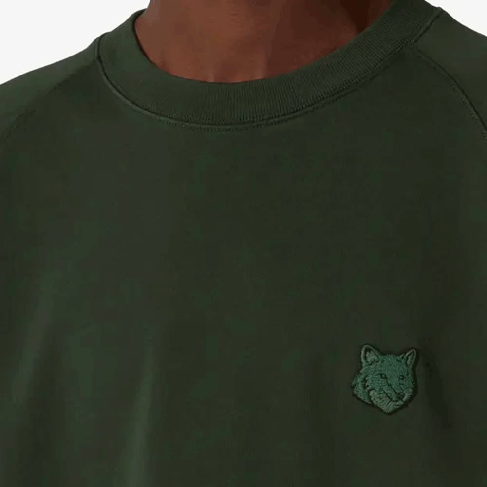 Maison Kitsune Bold Fox Logo Oversized Men's Sweatshirt MMM00304 KM0001 P391